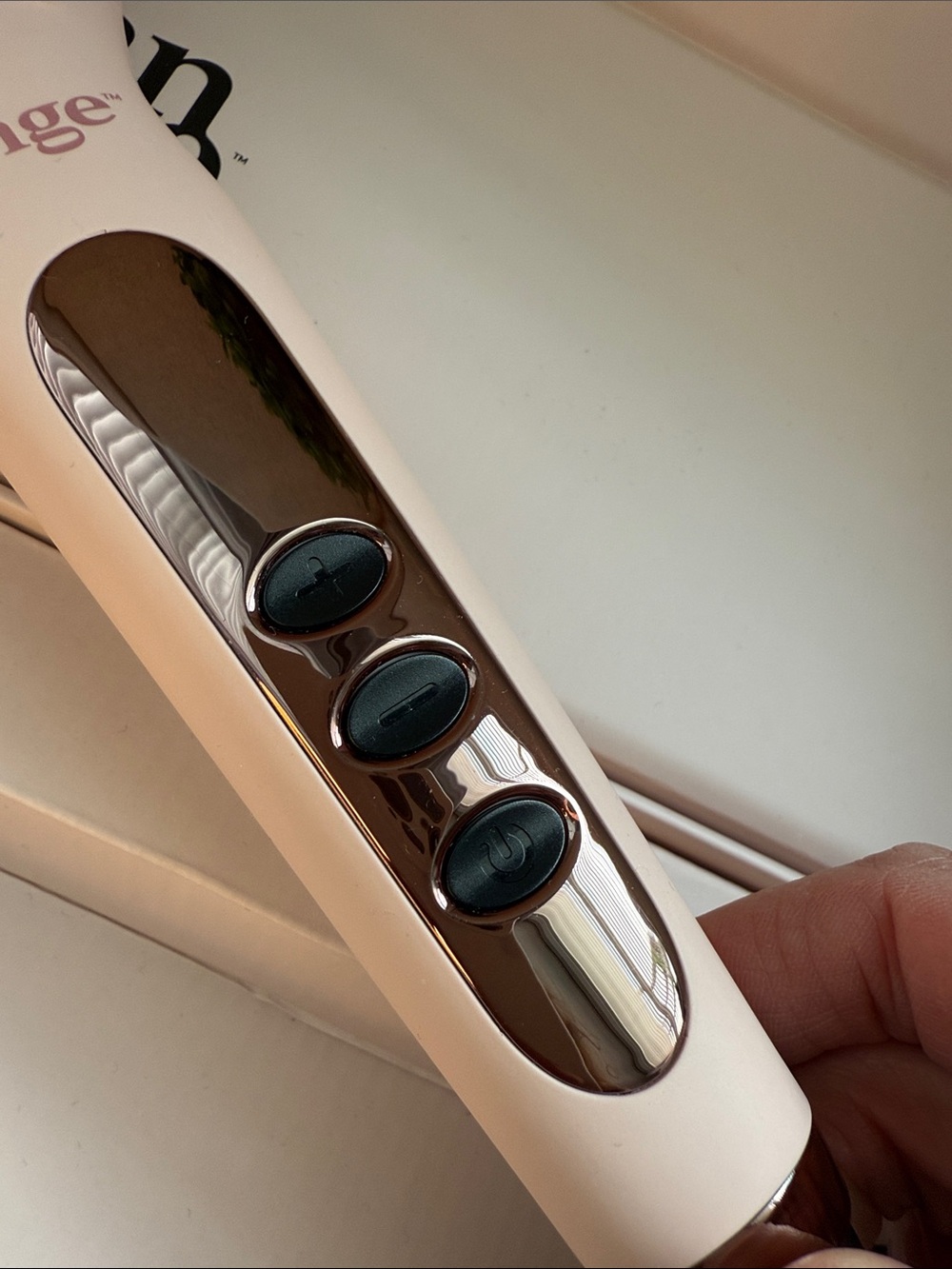 Lange Le Vite Ceramic Straightening Brush - Blush Pink - Picture 4 of 7